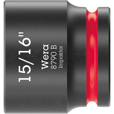 Wera 8790 B Zyklop 3/8" Drive Hexagon Impaktor Socket Imperial