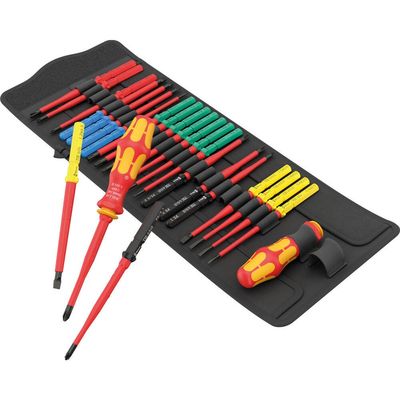 Wera 26 Piece Kraftform Kompakt VDE Big Pack VDE Screwdriver Set
