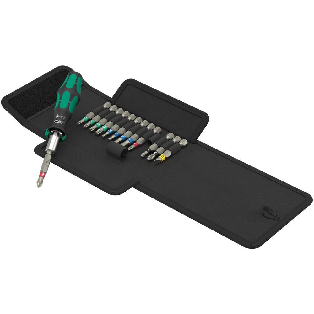 Wera 838 RA S Kraftform Kompakt 14 Piece Ratchet Screwdriver Set - Image 1