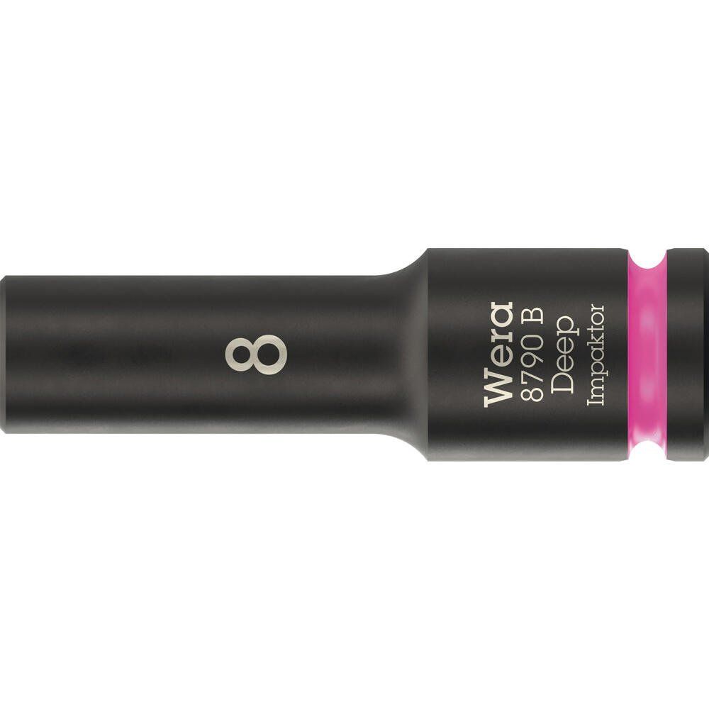 Wera 8790 B Impaktor 3/8" Drive Deep Hexagon Impact Socket - Image 1