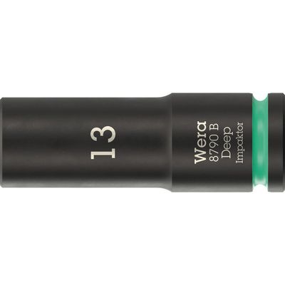 Wera 8790 B Impaktor 3/8" Drive Deep Hexagon Impact Socket