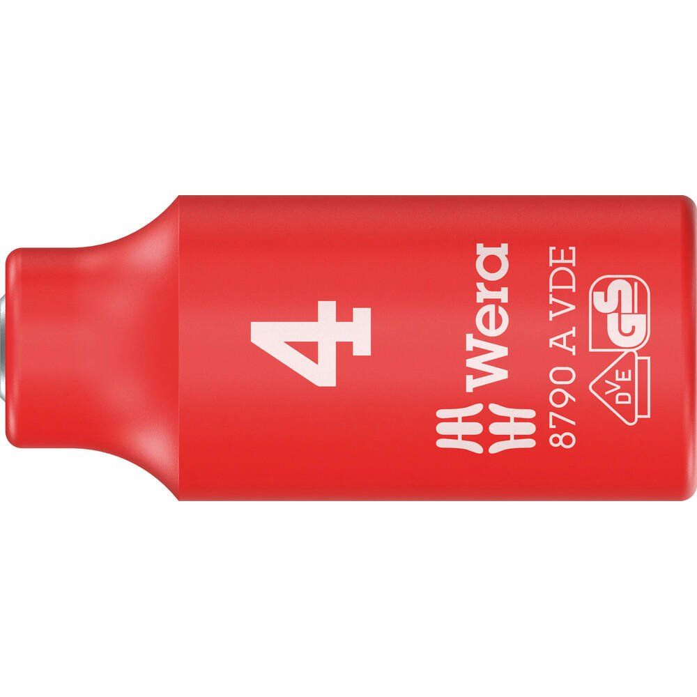 Wera 8790 A Zyklop VDE Insulated 1/4" Drive Hexagon Socket - Image 1
