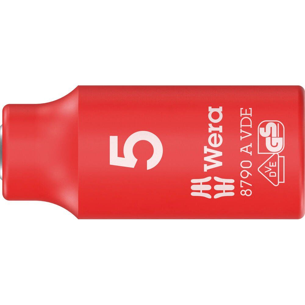 Wera 8790 A Zyklop VDE Insulated 1/4" Drive Hexagon Socket - Image 1