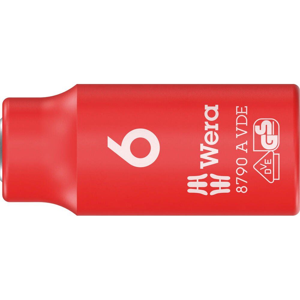 Wera 8790 A Zyklop VDE Insulated 1/4" Drive Hexagon Socket - Image 1