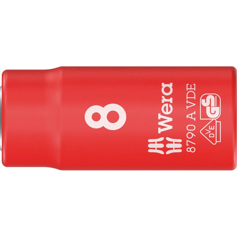 Wera 8790 A Zyklop VDE Insulated 1/4" Drive Hexagon Socket - Image 1