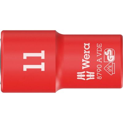 Wera 8790 A Zyklop VDE Insulated 1/4" Drive Hexagon Socket