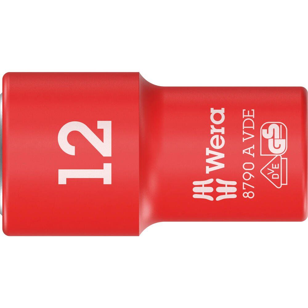 Wera 8790 A Zyklop VDE Insulated 1/4" Drive Hexagon Socket - Image 1