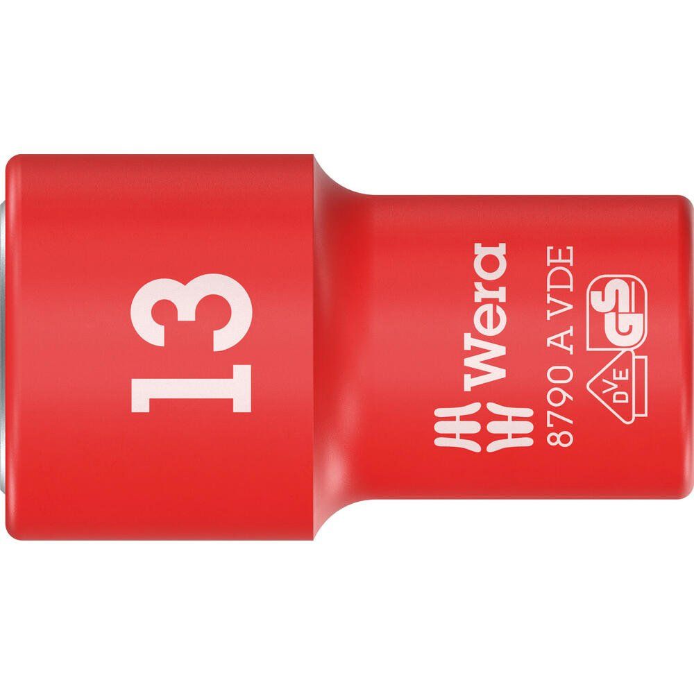 Wera 8790 A Zyklop VDE Insulated 1/4" Drive Hexagon Socket - Image 1