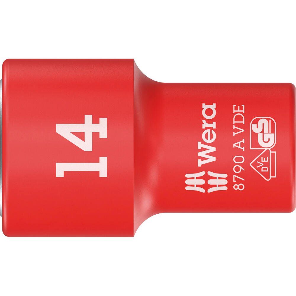 Wera 8790 A Zyklop VDE Insulated 1/4" Drive Hexagon Socket - Image 1