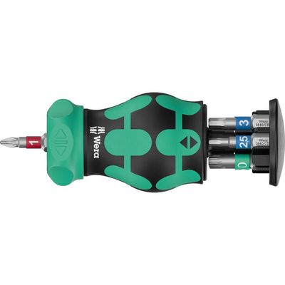 Wera 7 Piece Bicycle Stubby Screwdriver Set