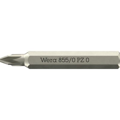Wera 855/0 4mm Hex Drive Micro Pozi Screwdriver Bits