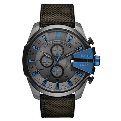 Diesel Mega Chief DZ4500 Men's Watch – 51mm Grey Dial Silicone