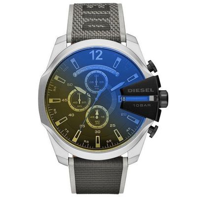 Diesel Mega Chief DZ4523 Men's Watch – 51mm Black Dial Nylon - Thumbnail 2