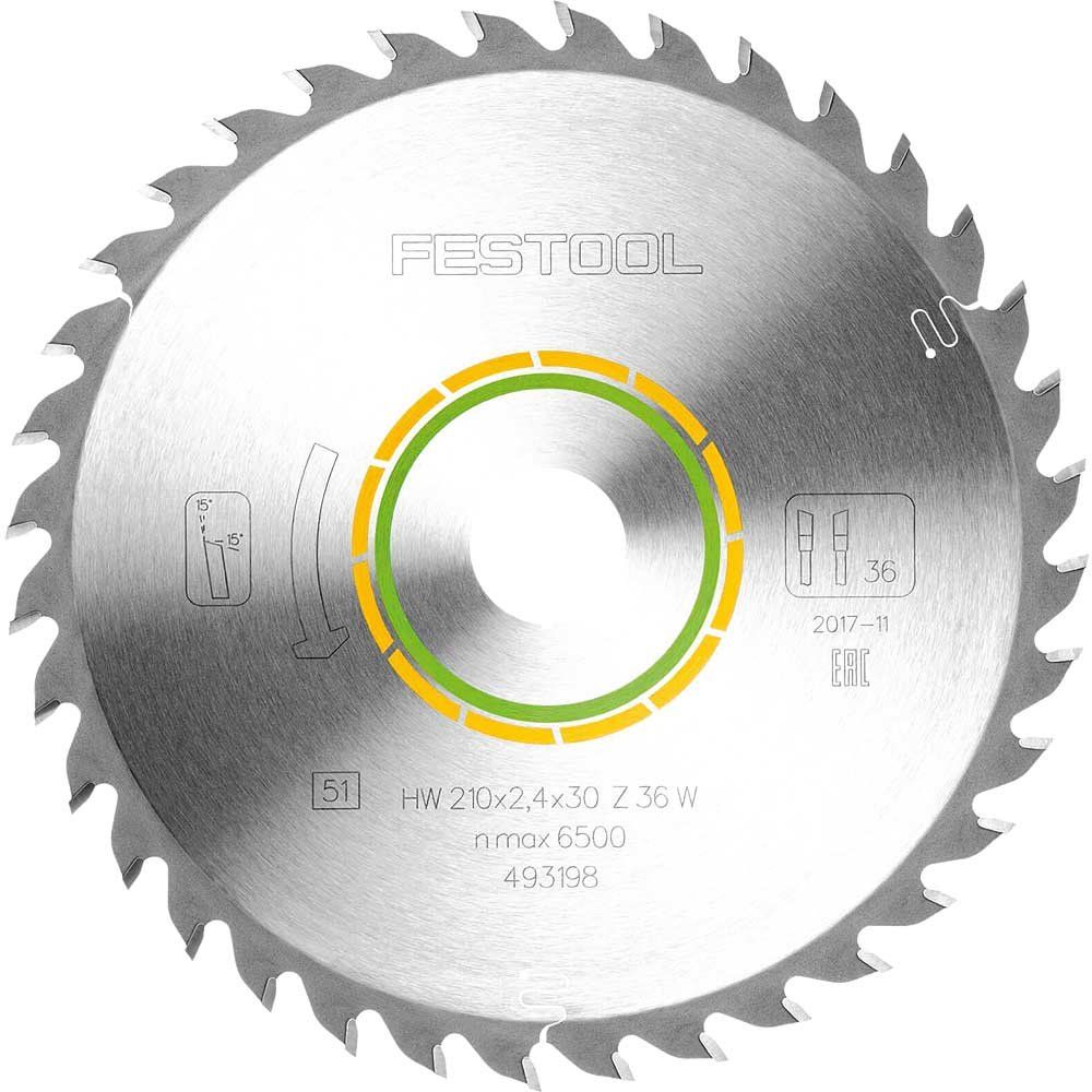 Festool Universal Wood Cutting Circular Saw Blade 210mm 36T 30mm - Image 1