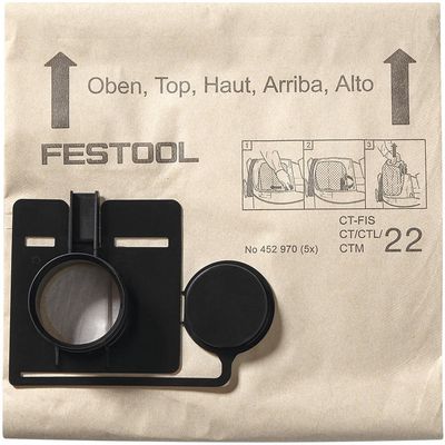 Festool Paper Filter Dust Bags for CT 55