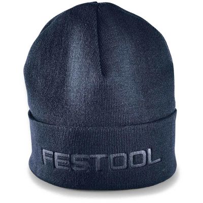Festool Fan Knitted Beanie Hat Blue One Size