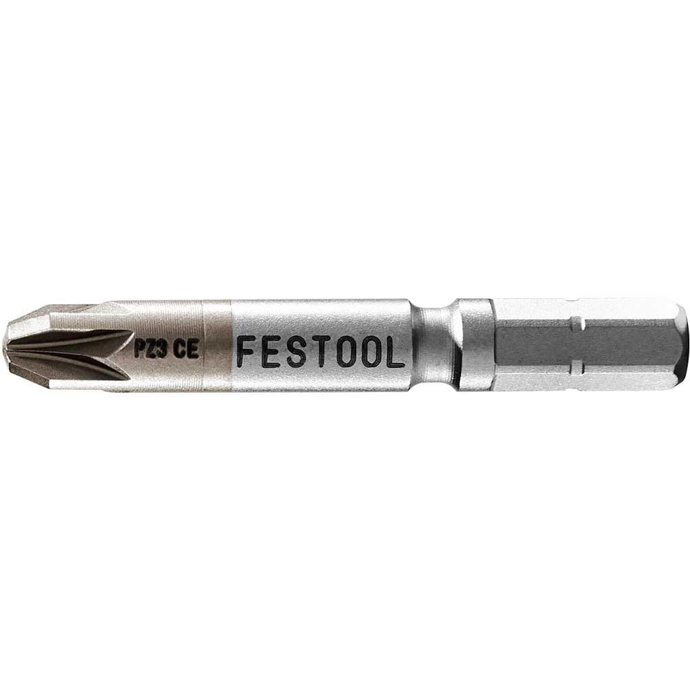 Festool Centrotec Pozi Screwdriver Bits PZ3 50mm Pack of 2 - Image 1