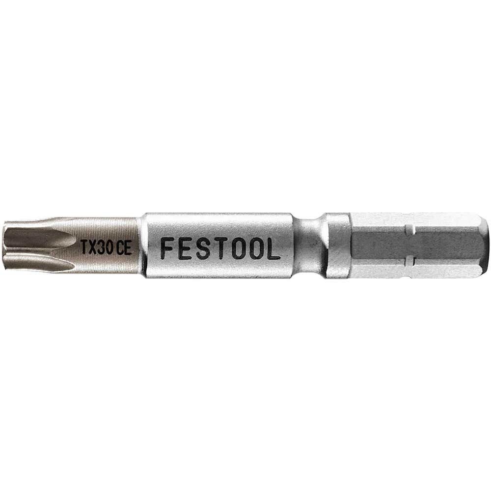 Festool Centrotec Torx Screwdriver Bits T30 50mm Pack of 2 - Image 1
