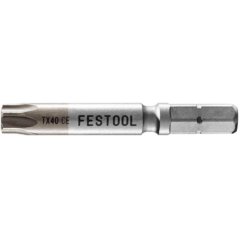 Festool Centrotec Torx Screwdriver Bits T40 50mm Pack of 2 - Image 1