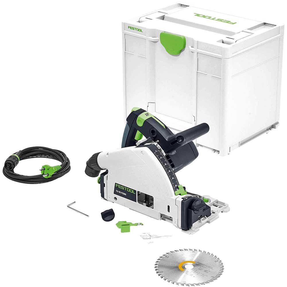 Festool TS55 F EBQ Plunge Cut Circular Saw - Image 1