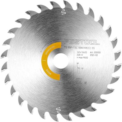 Festool TS55 F Wood Cutting Universal Circular Saw Blade 160mm 160mm 28T 20mm