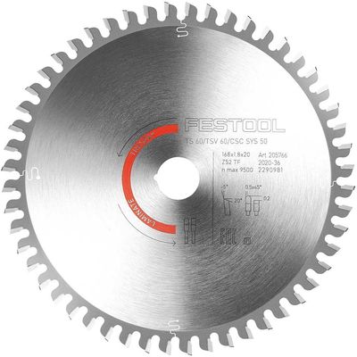 Festool Laminate HPL Circular Saw Blade 168mm 168mm 52T 20mm