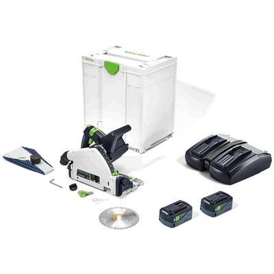 Festool TSC 55 KEB 18v Cordless Plunge Cut Circular Saw 2 x 5ah Li-ion Battery Charger Case