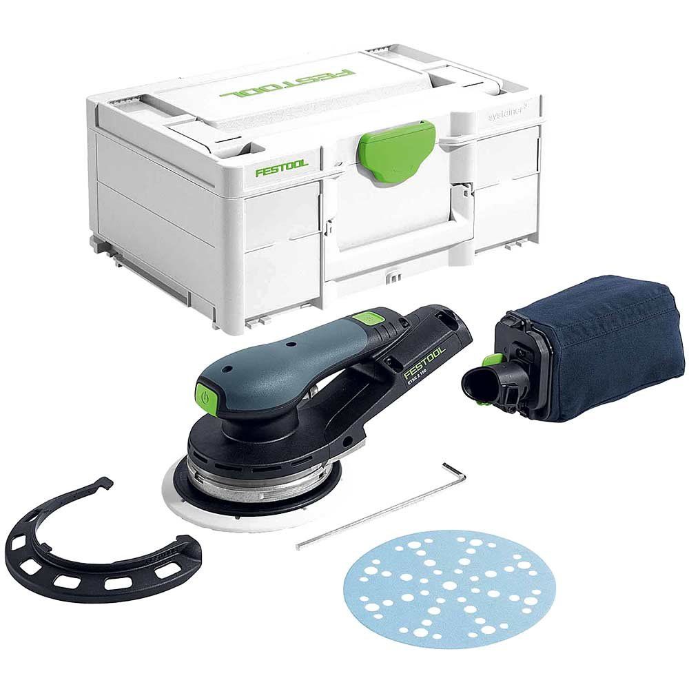 Festool ETSC 2 150 18v Cordless Eccentric Sander 150mm No Batteries No Battery Charger Case - Image 1