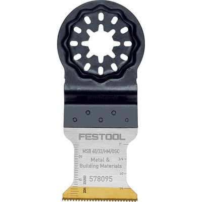 Festool Starlock Carbide Oscillating Multi Tool Plunge Blade 32mm Pack of 1