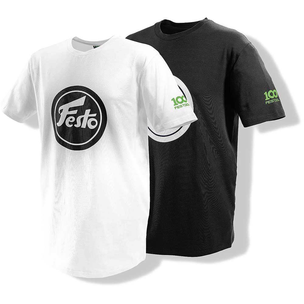 Festool 100 Years T Shirt Twin Pack Black / White L - Image 1