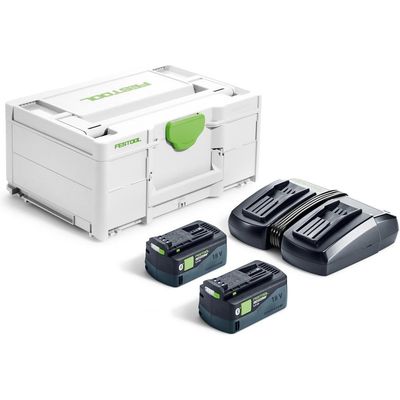 Festool SYS 18v Cordless High Power 2 Battery 5ah and Charger Kit