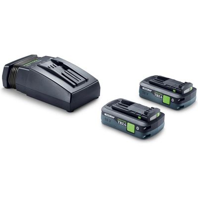 Festool 18v TBX Cordless 2 Battery 4ah and Charger Set
