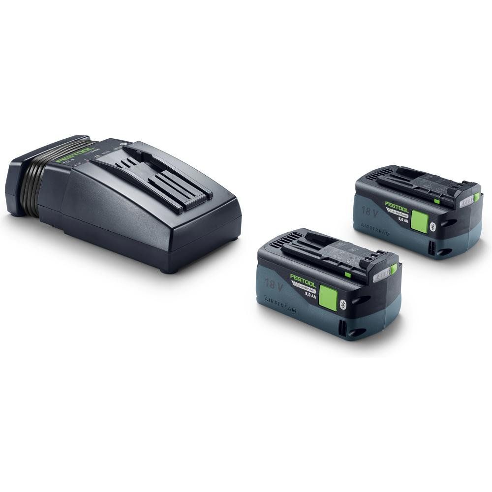 Festool 18v High Power Cordless 2 Battery 5ah and Charger Set - Image 1