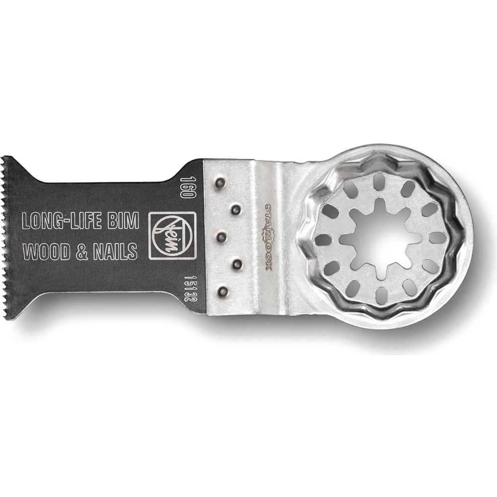 Fein E-Cut BIM Long Life Starlock Oscillating Multi Tool Saw Blade for Wood and Nails 35mm Pack of 1 - Image 1