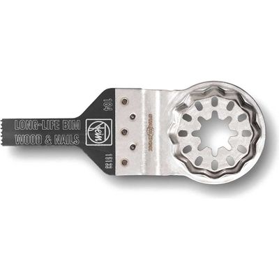 Fein E-Cut BIM Long Life Starlock Oscillating Multi Tool Saw Blade for Wood and Nails 10mm Pack of 1