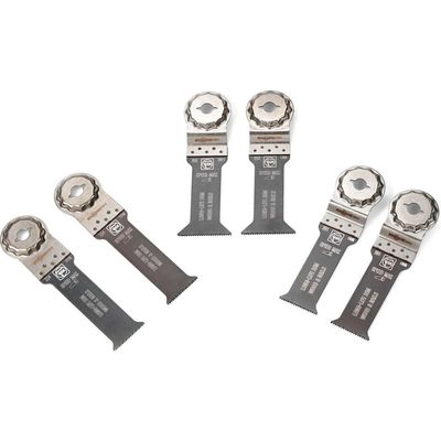 Fein 6 x Best of E-Cut StarlockMax Saw Blades for Cutting Wood and Metal