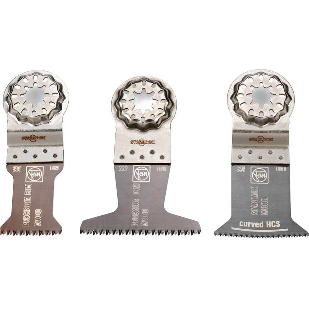 Fein 3 x Starlock Wood E-Cut Combo Plunge-Cut Saw Blades - Image 1