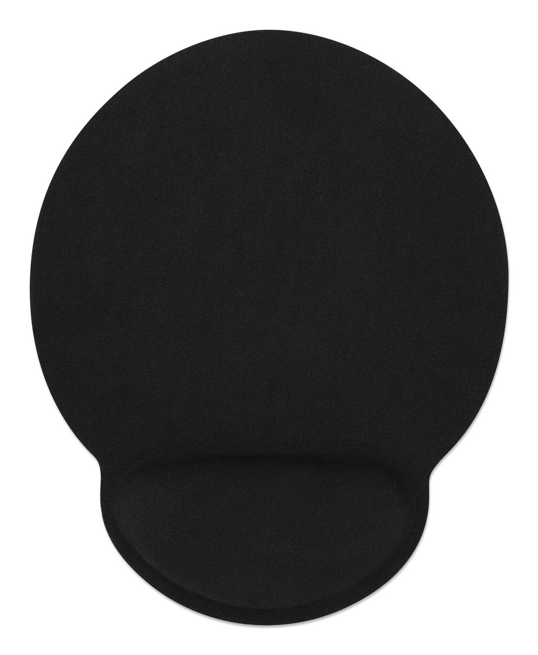 Manhattan Wrist Gel Support Pad and Mouse Mat Black 241 203 40 mm non slip base Lifetime Warranty Card Retail Packaging - Image 1