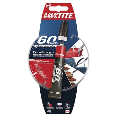 Loctite 2707222 60 Seconds All-Purpose Glue Tube 20G