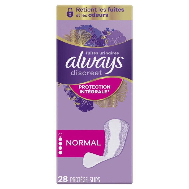 Pack of 28 Always Sensitive Bladder Normal Discreet Liners - Multicolour - Image 1
