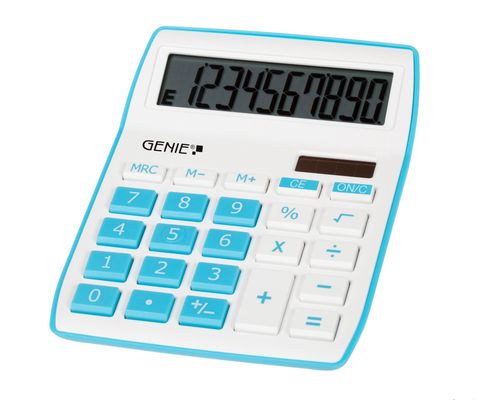 Genie 840 B calculator Desktop Display Blue, White