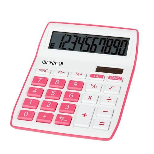 Genie 840 P calculator Desktop Display Pink, White - Image 1
