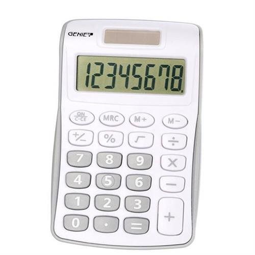Genie 120 S calculator Pocket Display Grey. White - Image 1
