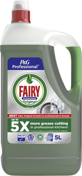 Fairy Professional Original Washing Up Liquid, Original, 5l - Thumbnail 2