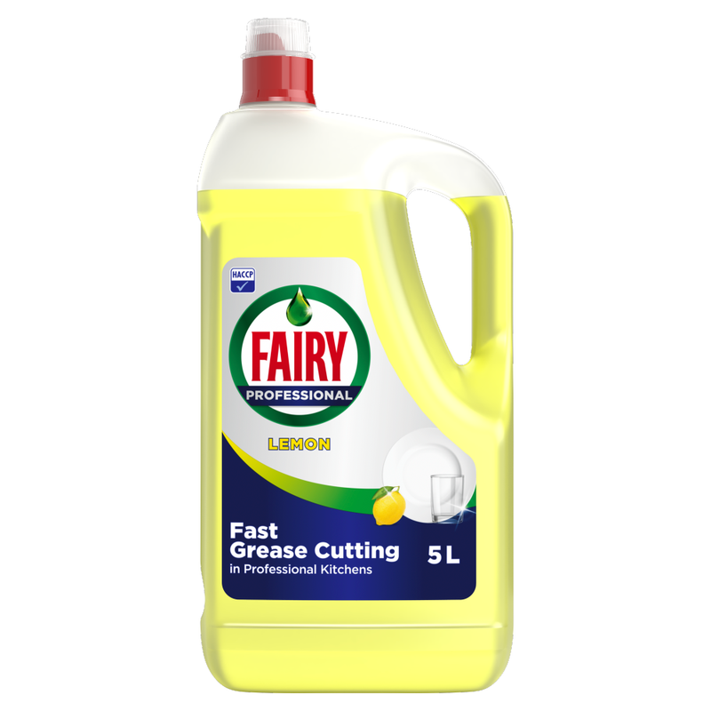 Fairy Professional Washing Up Liquid, Lemon, 5l - Image 1