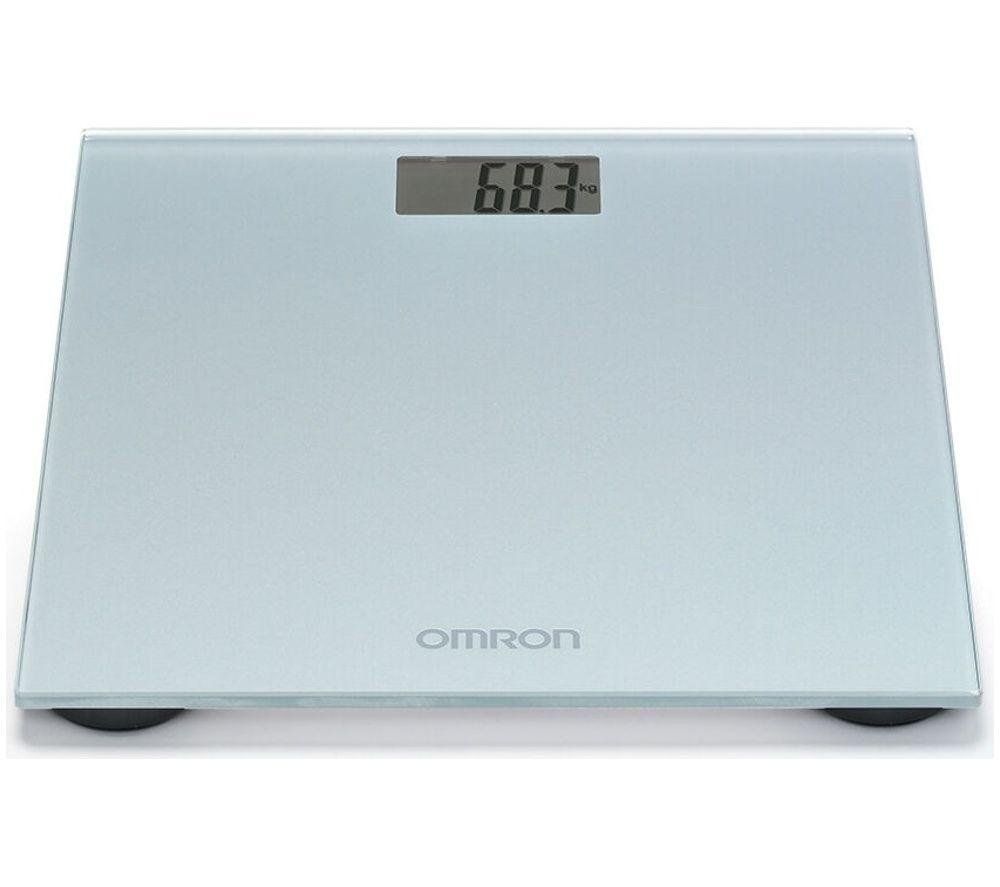 OMRON HN-289-ESL Bathroom Scale - Grey, Silver/Grey - Image 1
