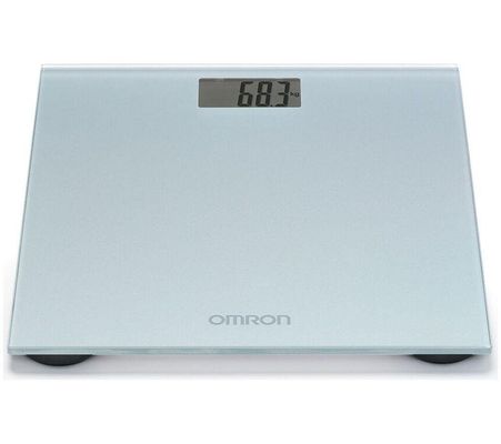 OMRON HN-289-ESL Bathroom Scale - Grey, Silver/Grey