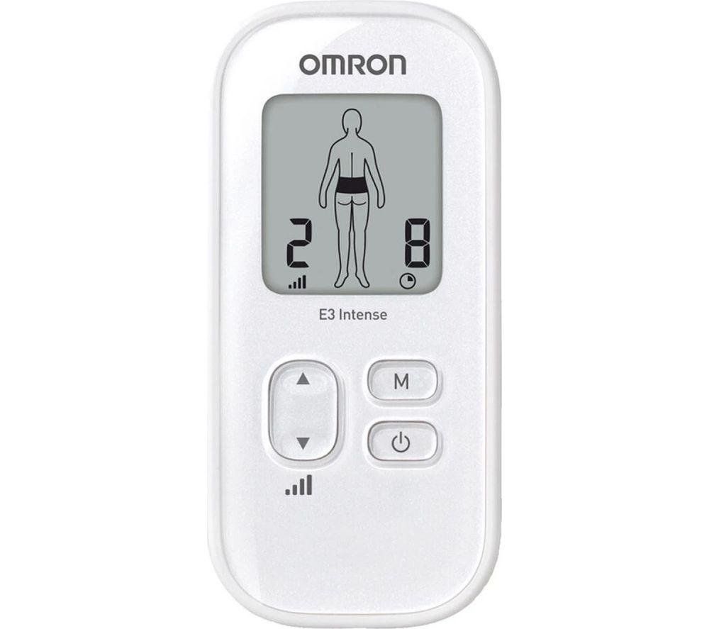 OMRON E3 Intense Portable TENS Device, White - Image 1