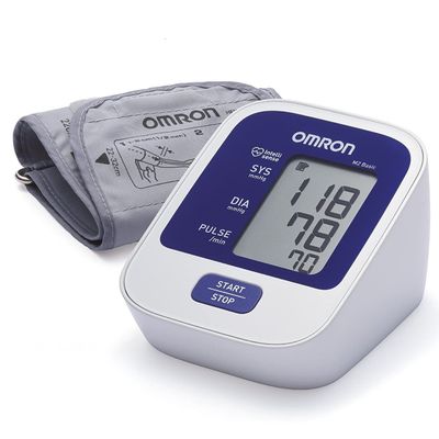 OMRON M2 Basic Upper Arm Blood Pressure Monitor, White