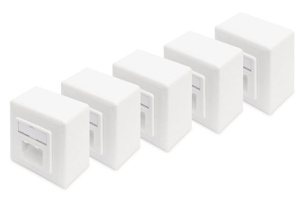 Digitus CAT 6. Class E. modular wall outlet. shielded